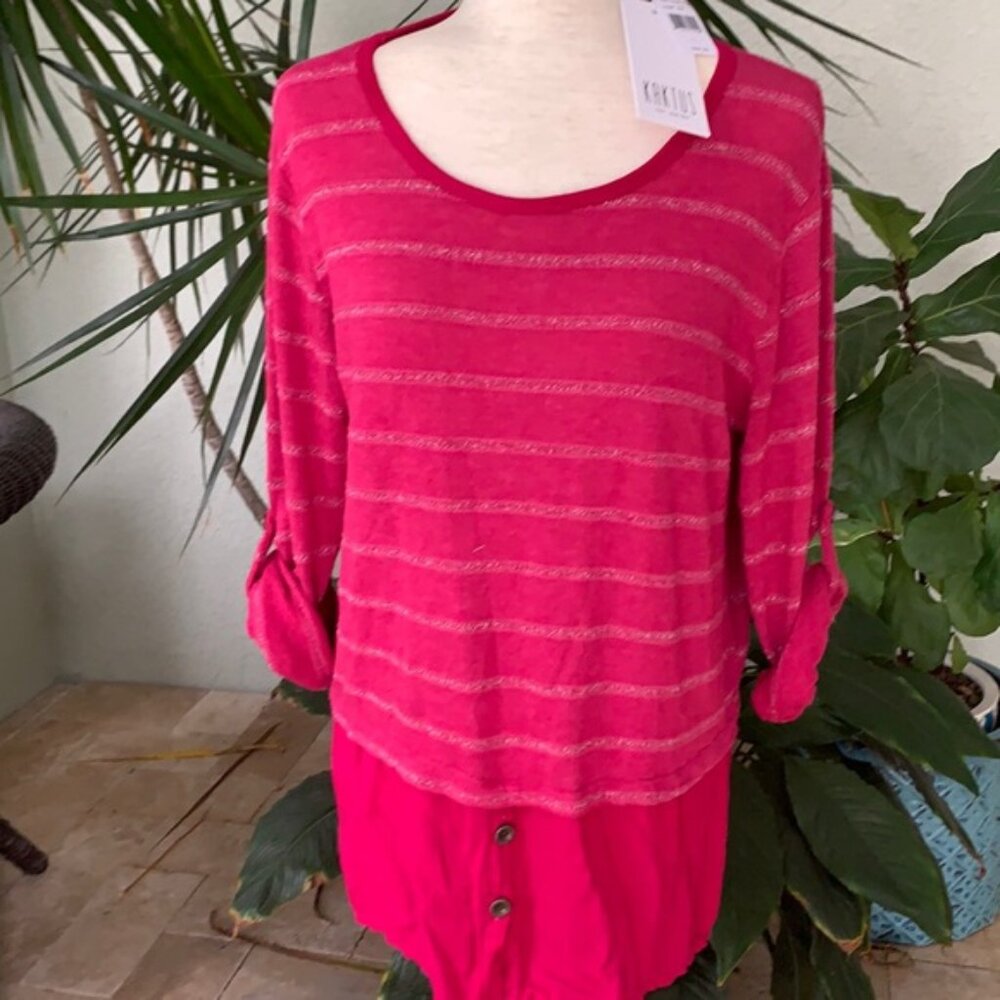 Kaktus  pink pullover -Italy - Large